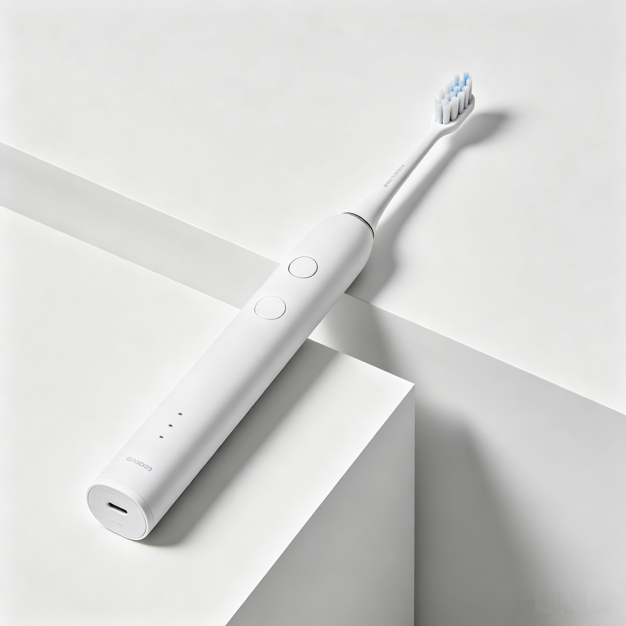 Minimalist White Electric Toothbrush